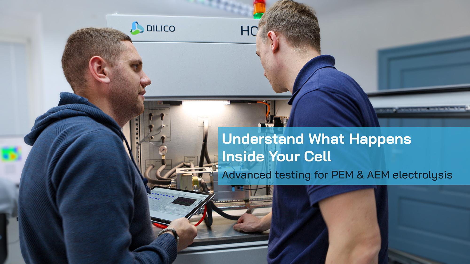 DILICO HCTS-50 Test Bench for Electrolyzer Cells and Short-Stacks